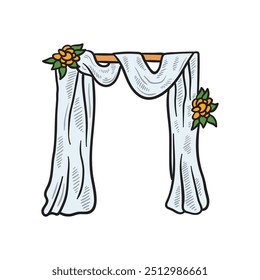 Wedding Illustration Colored - Decoration 3