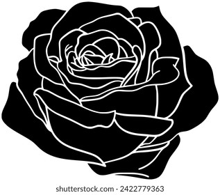 wedding illustration floral silhouette romantic logo flower icon rose outline valentine blossom spring love nature celebration beauty plant holiday shape bloom natural leaf vector graphic background