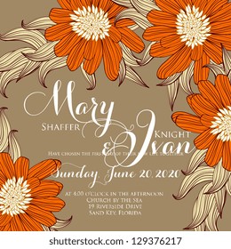 Wedding invitation