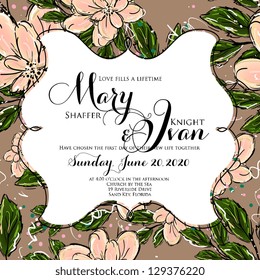 Wedding invitation