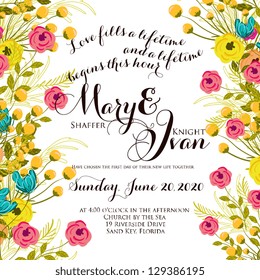 Wedding invitation