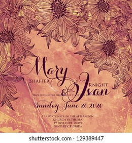 Wedding invitation