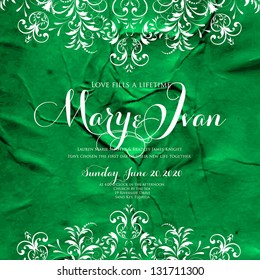 Wedding invitation