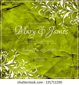 Wedding invitation