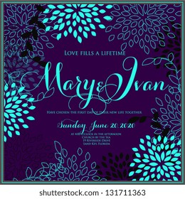 Wedding invitation