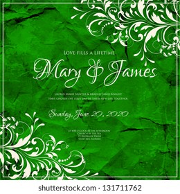 Wedding invitation