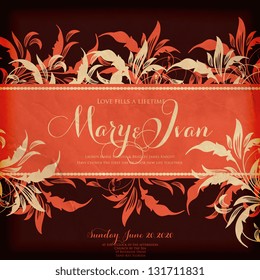 Wedding invitation