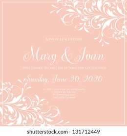 Wedding invitation