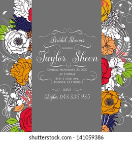 Wedding invitation