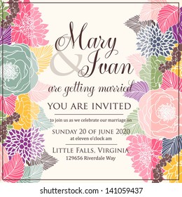Wedding invitation