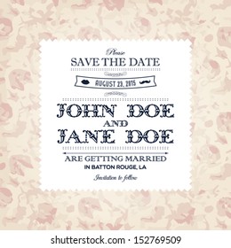 Wedding invitation