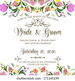 Wedding invitation