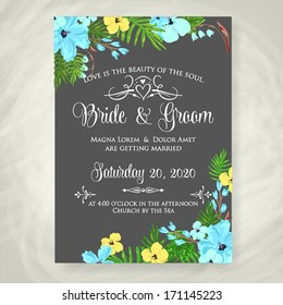Wedding invitation