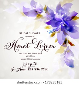 Wedding invitation