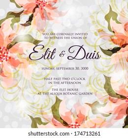 Wedding invitation
