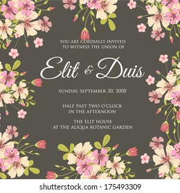 Wedding invitation