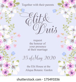 Wedding invitation