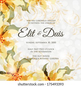 Wedding invitation