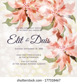 Wedding invitation