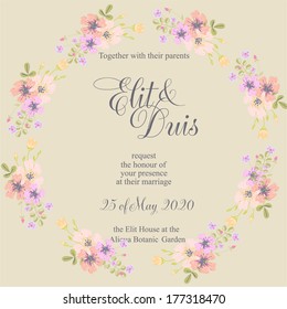 Wedding invitation