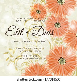Wedding invitation