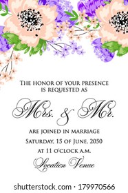 Wedding invitation