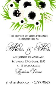 Wedding invitation 