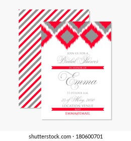 Wedding invitation