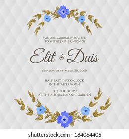 Wedding invitation