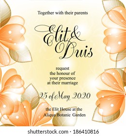 Wedding invitation