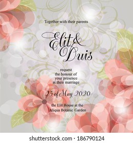 Wedding invitation