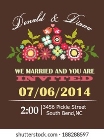 Wedding invitation