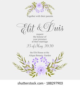 Wedding invitation