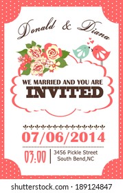 Wedding invitation