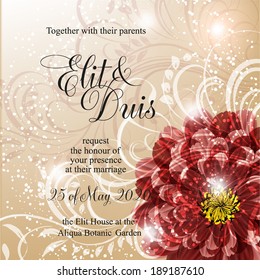Wedding invitation