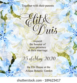 Wedding invitation