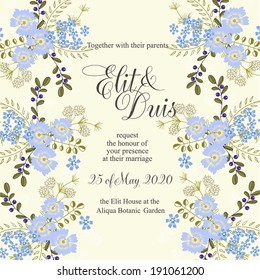 Wedding invitation
