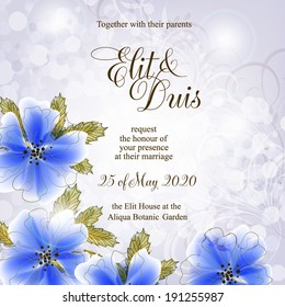 Wedding invitation