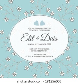 Wedding invitation