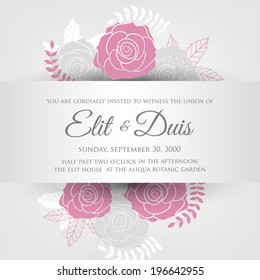 Wedding invitation
