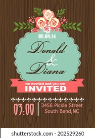 Wedding invitation