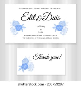 Wedding invitation