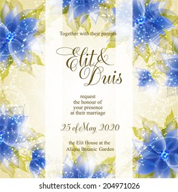 Wedding invitation