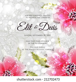 Wedding invitation