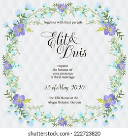 Wedding invitation