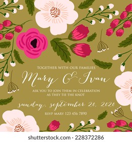 Wedding invitation