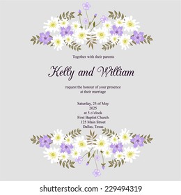 Wedding invitation