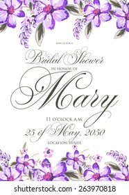 Wedding invitation