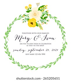 Wedding invitation
