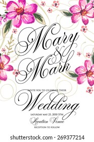 Wedding invitation